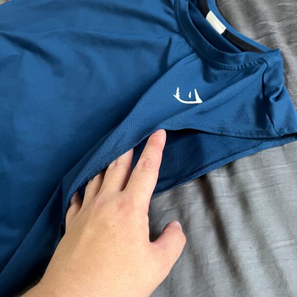 Gymshark Training Tank Top Men’s Size XL Blue Sleeveless Athletic Shirt NWT - Picture 8 of 13